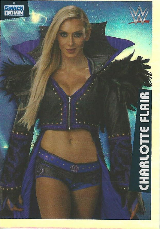 WWE Panini 2022 Sticker Collection Charlotte Flair #110