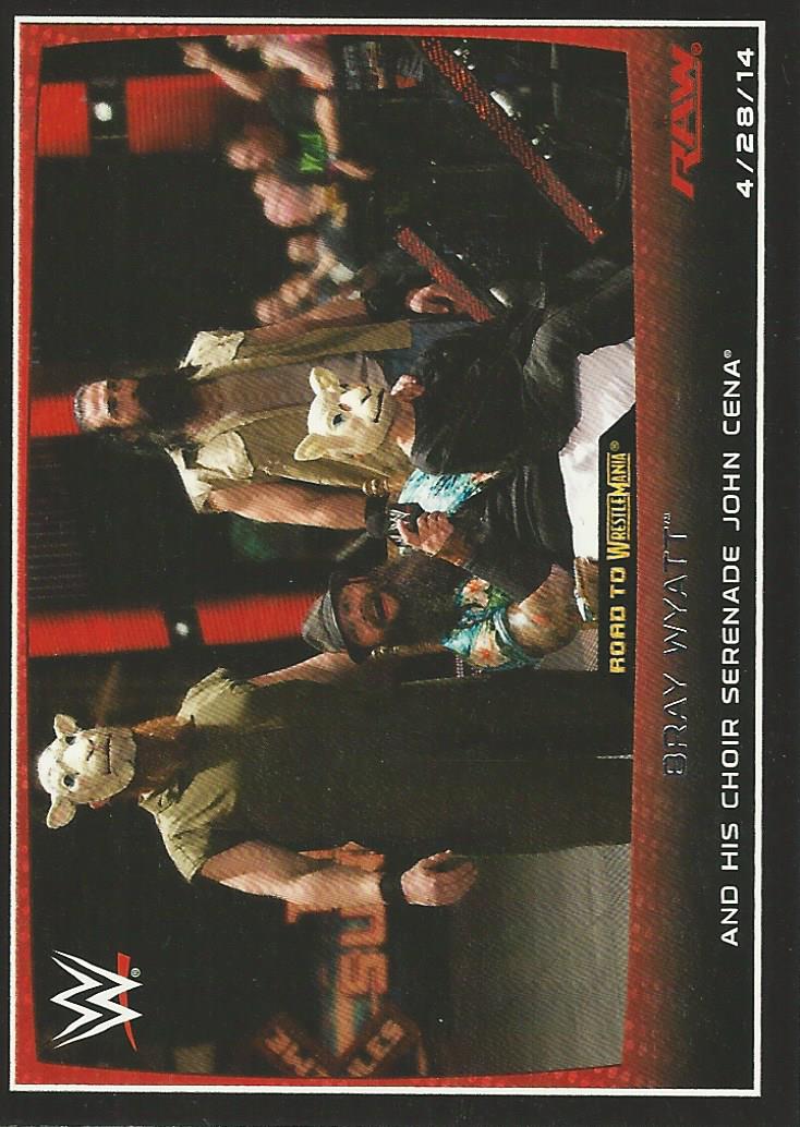 WWE Topps Road to Wrestlemania 2015 Wyatt Family #10