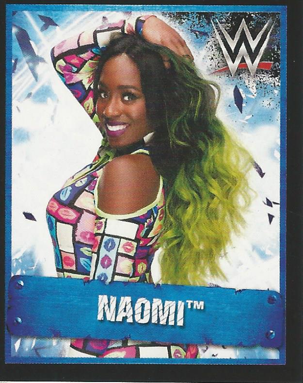 WWE Topps Stickers 2017 Naomi #110