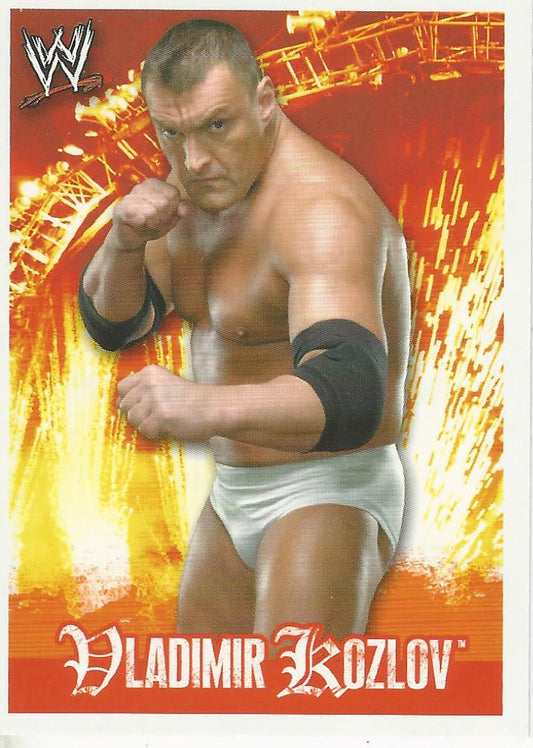 WWE Topps Rivals 2009 Stickers Vladimir Kozlov #110