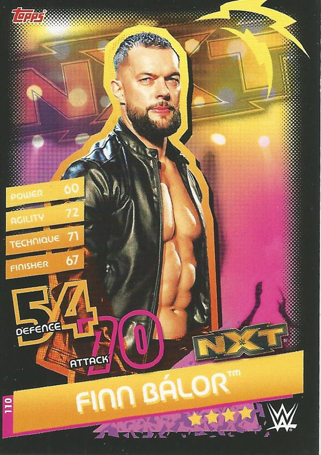 WWE Topps Slam Attax Reloaded 2020 Finn Balor #110 NXT