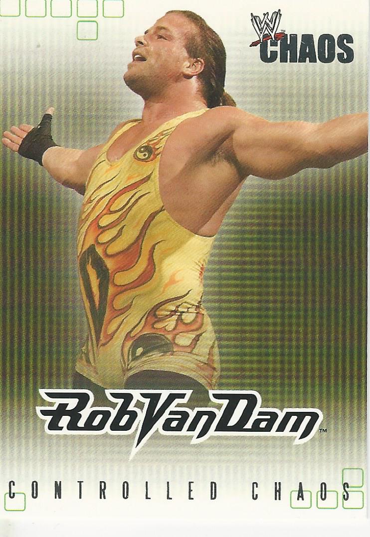 WWE Fleer Chaos 2004 Rob Van Dam CC 12 of 15 trading card PW Catalog