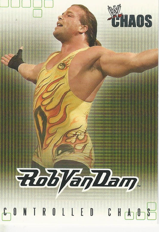 WWE Fleer Chaos 2004 Rob Van Dam CC 12 of 15 trading card PW Catalog