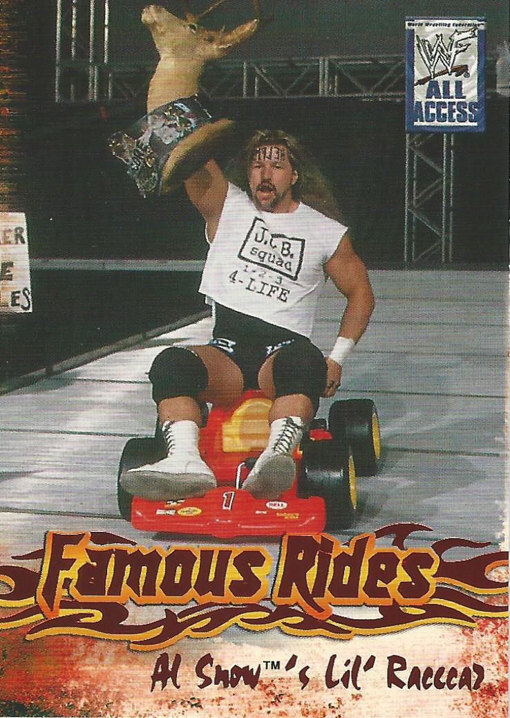 WWF Fleer All Access 2002 Famous Rides FR 12 of 12 trading card PW Catalog
