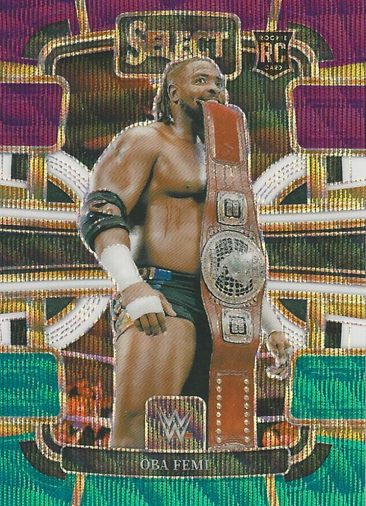 WWE Panini Select 2024 Tri Colour Oba Femi #38