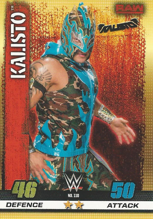WWE Topps Slam Attax 10th Edition 2017 Kalisto #110