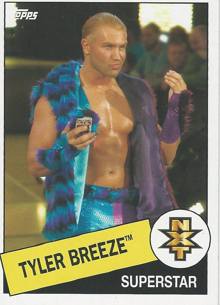 WWE Topps Heritage 2015 Tyler Breeze #110