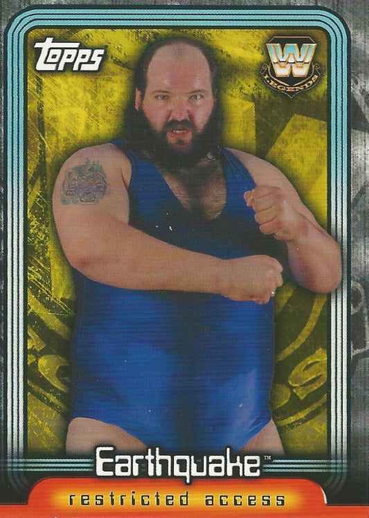 WWE Topps Insider 2006 Earthquake L4 trading card PW Catalog