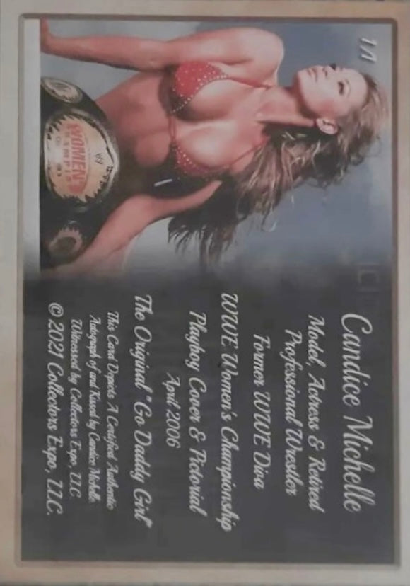 Candice Michelle trading card PW Catalog