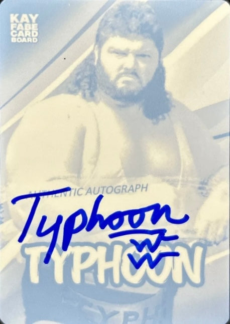 Typhoon trading card PW Catalog