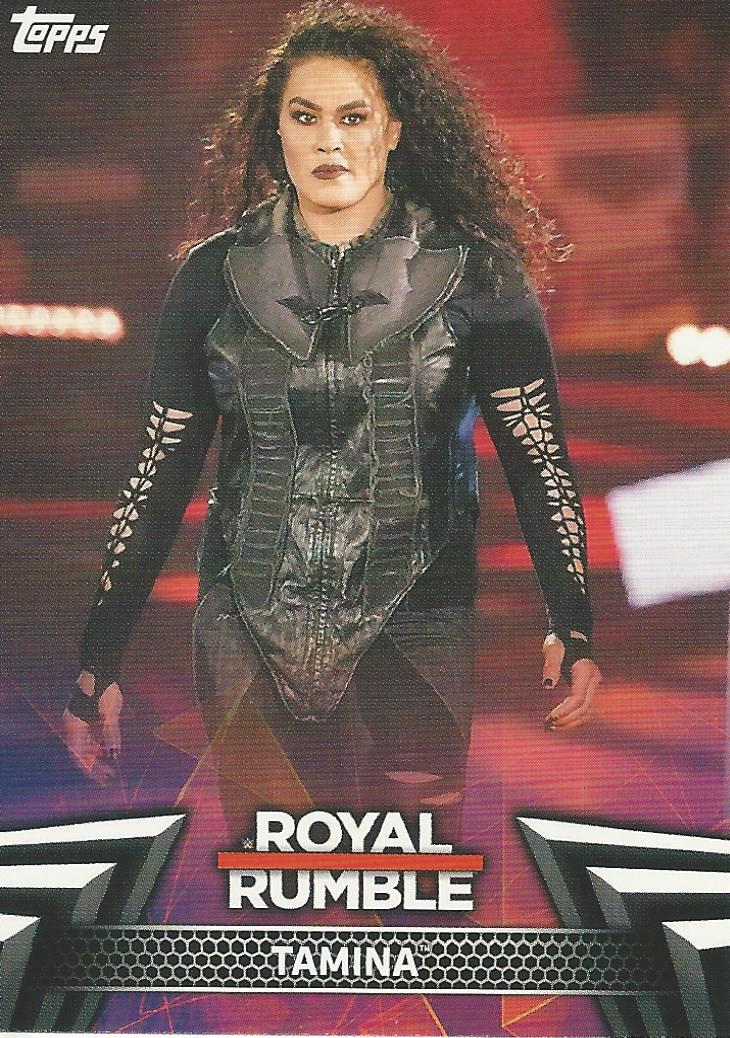 WWE Topps Women Division 2019 Tamina RR-9 trading card PW Catalog