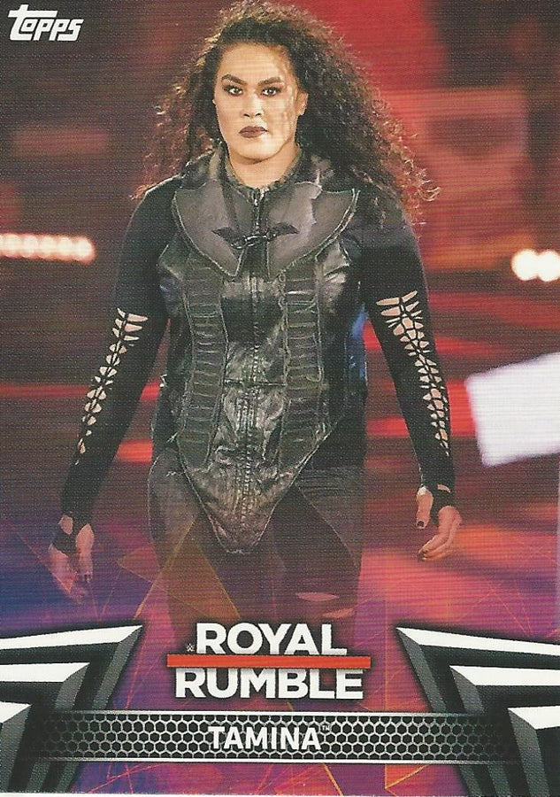 WWE Topps Women Division 2019 Tamina RR-9 trading card PW Catalog