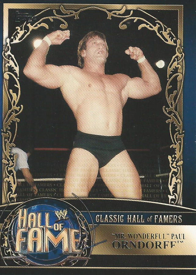 WWE Topps 2012 Hall of Fame 15 of 35 Paul Orndorff trading card PW Catalog