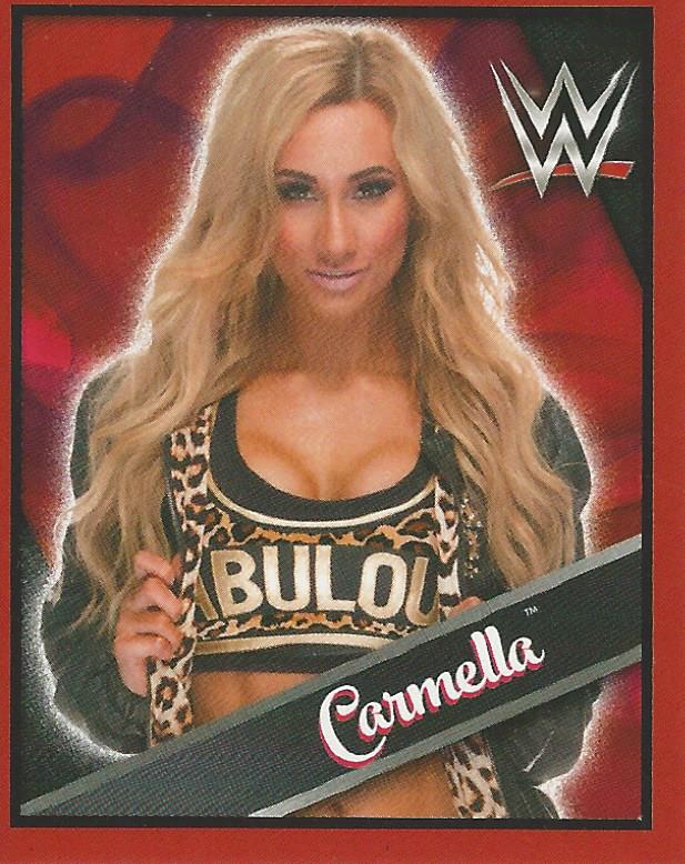 WWE Topps Then Now Forever 2016 Stickers Carmella #111