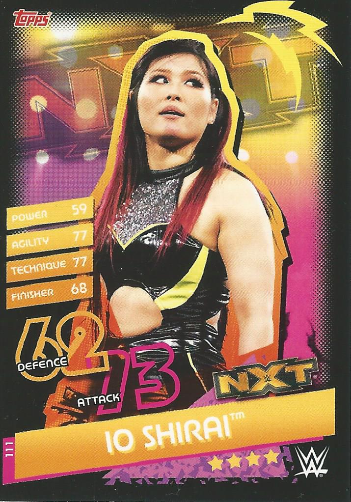 WWE Topps Slam Attax Reloaded 2020 Io Shirai #111 NXT
