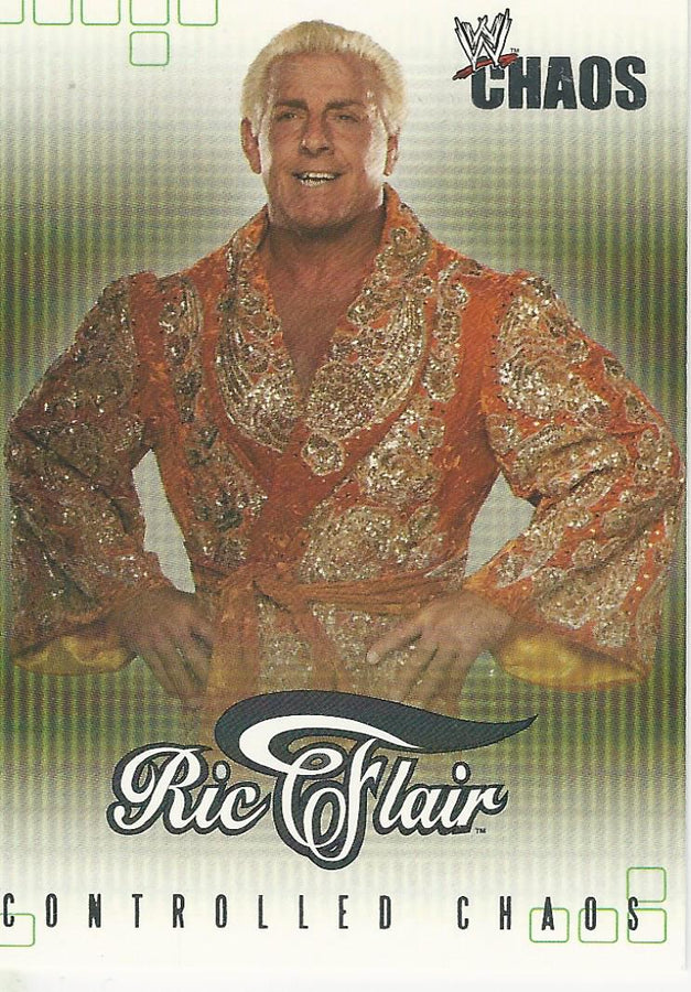 WWE Fleer Chaos 2004 Ric Flair CC 13 of 15 trading card PW Catalog