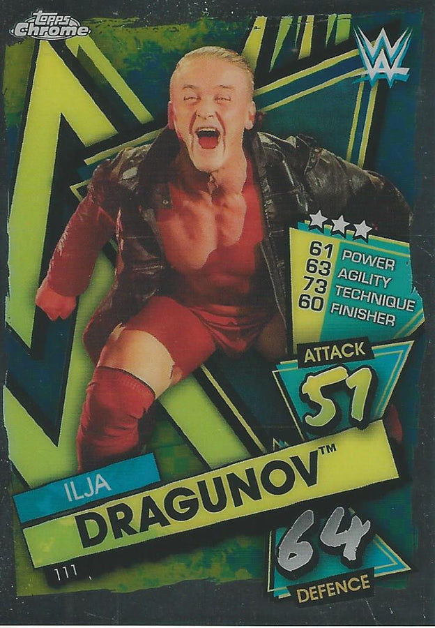 WWE Topps Slam Attax Chrome 2021 Ilja Dragunov #111