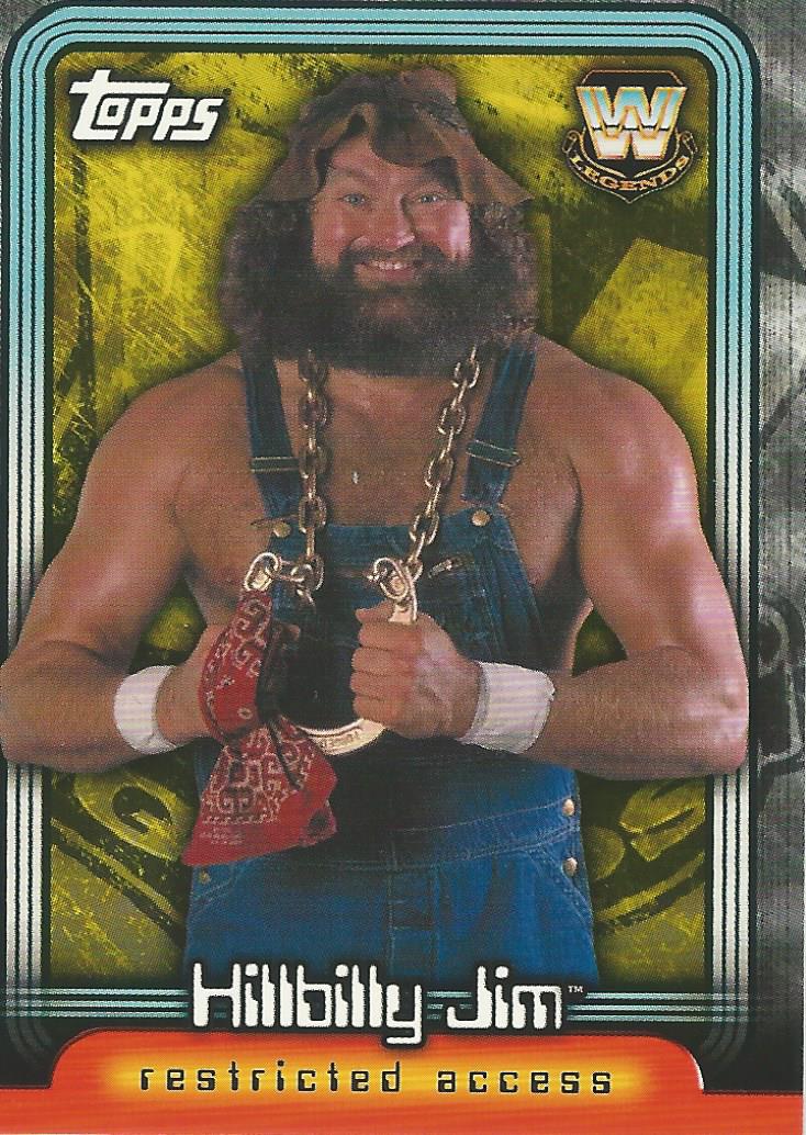 WWE Topps Insider 2006 Hillbilly Jim L5 trading card PW Catalog