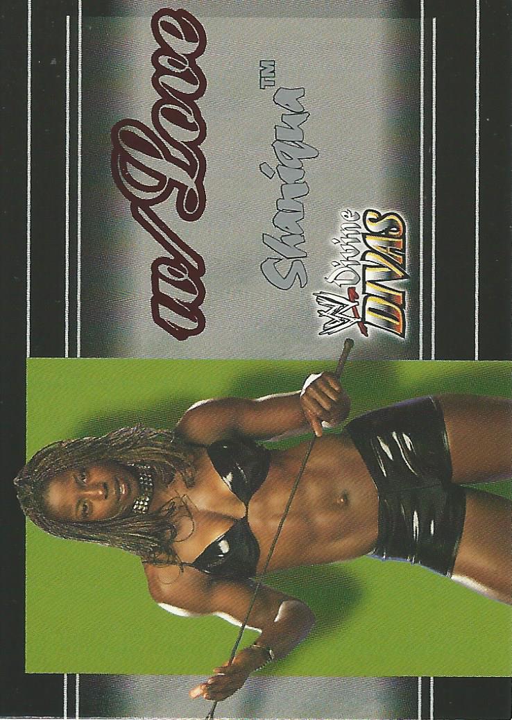 WWE Fleer Divine Divas 2003 With Love Shaniqua #14 of 16