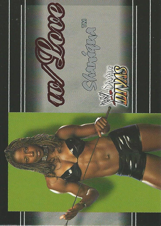 WWE Fleer Divine Divas 2003 With Love Shaniqua #14 of 16