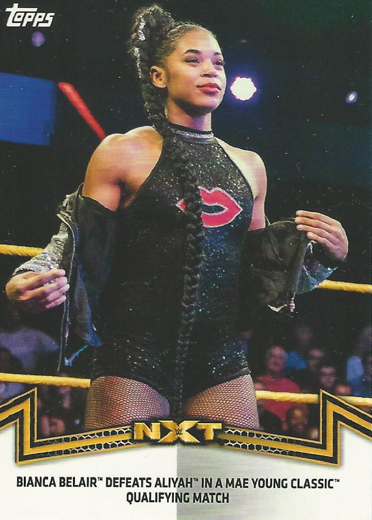 WWE Topps Women Division 2018 Bianca Belair NXT-11 trading card PW Catalog
