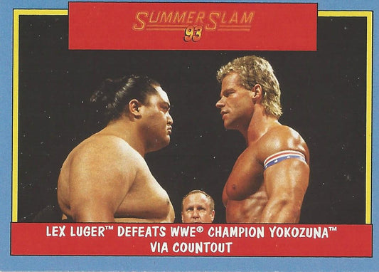WWE Topps Heritage 2017 Lex Luger and Yokozuna #11