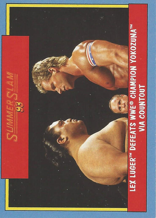 WWE Topps Heritage 2017 Lex Luger and Yokozuna #11