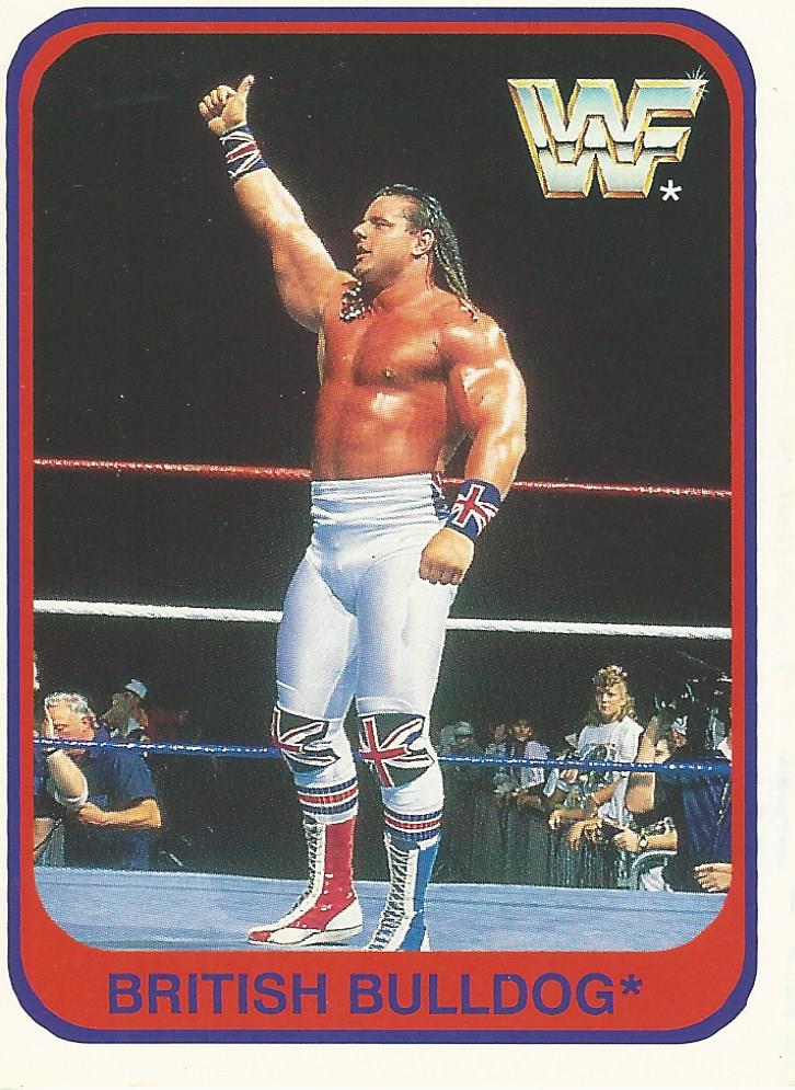 WWF Merlin 1991 British Bulldog #111