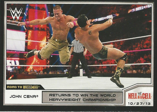 WWE Topps Road to WrestleMania 2014 John Cena #51