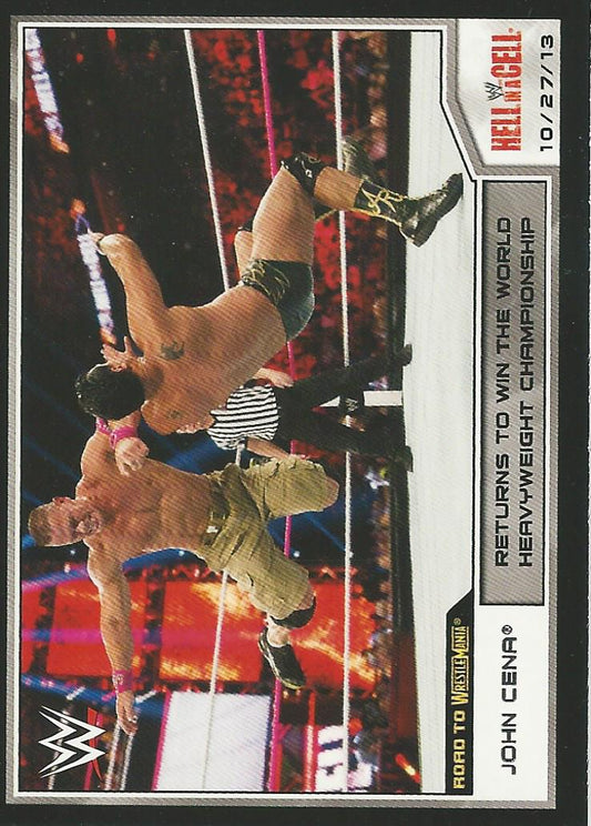 WWE Topps Road to Wrestlemania 2014 John Cena #51
