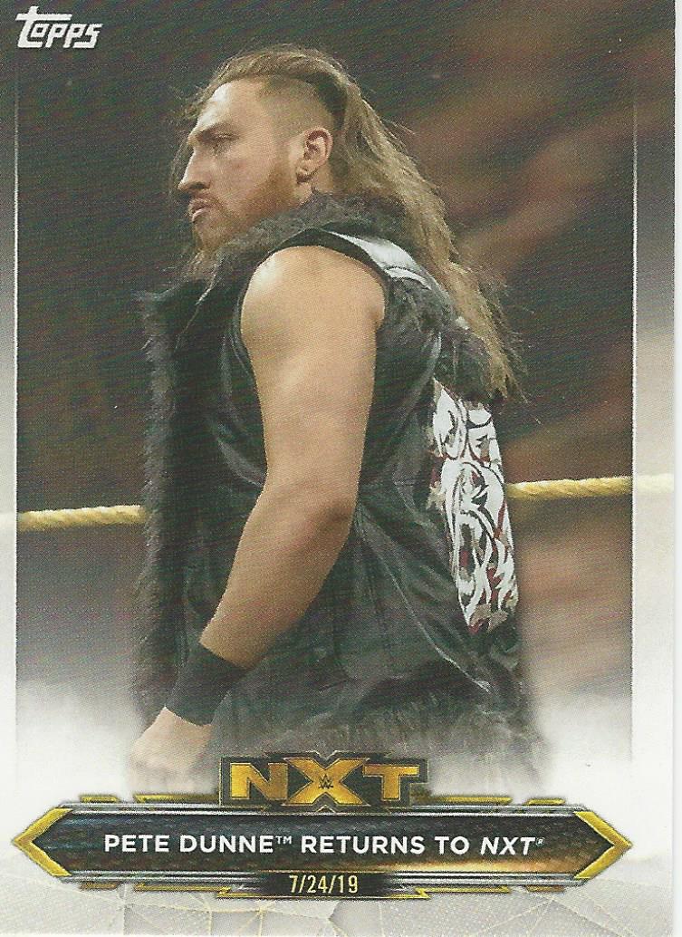 WWE Topps NXT 2020 Pete Dunne #11