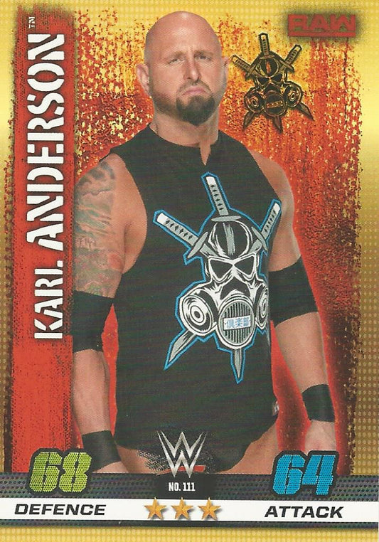 WWE Topps Slam Attax 10th Edition 2017 Karl Anderson #111