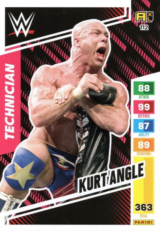 Kurt Angle trading card PW Catalog