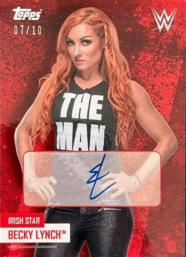 Irish Star – Becky Lynch trading card PW Catalog