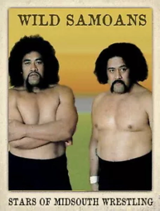 Wild Samoans trading card PW Catalog
