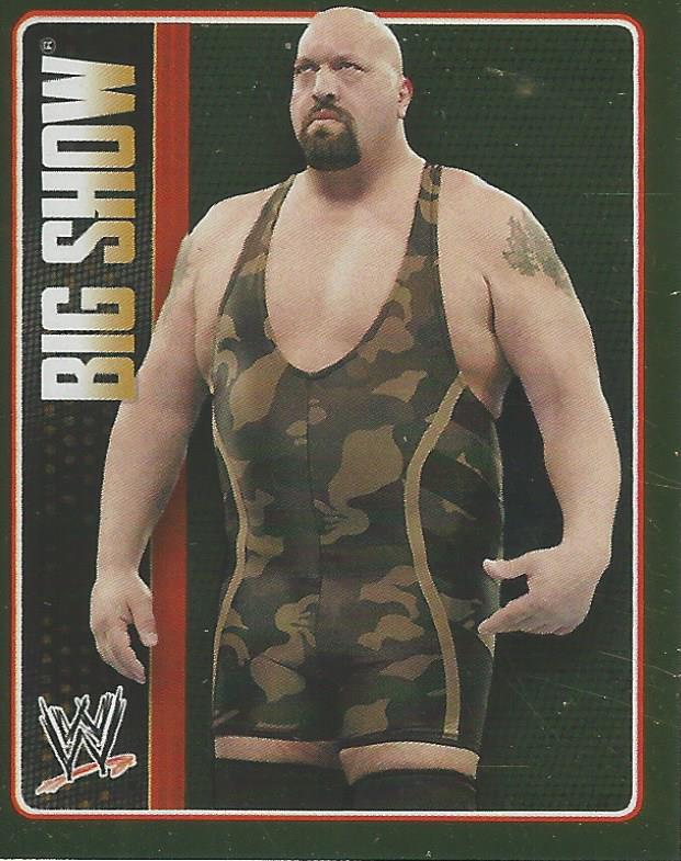 WWE Topps Icons 2013 Sticker Big Show Foil #112