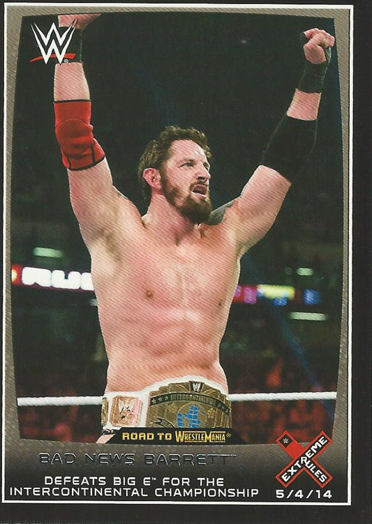 WWE Topps Road to Wrestlemania 2015 Wade Barrett #12