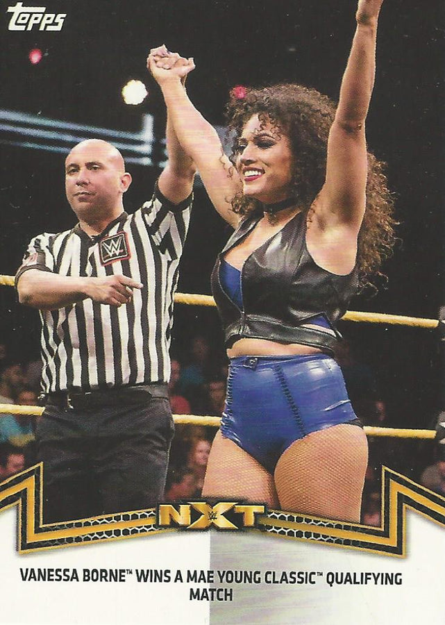 WWE Topps Women Division 2018 Vanessa Borne NXT-12 trading card PW Catalog