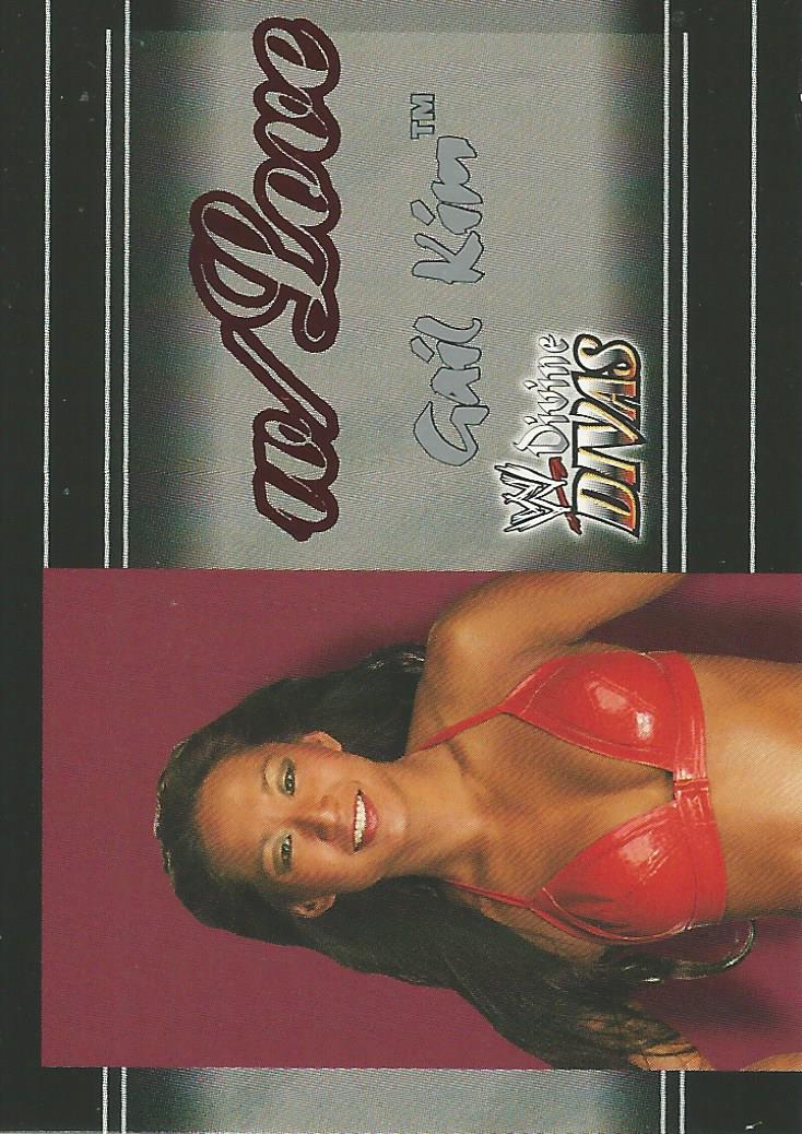 WWE Fleer Divine Divas 2003 With Love Gail Kim #15 of 16