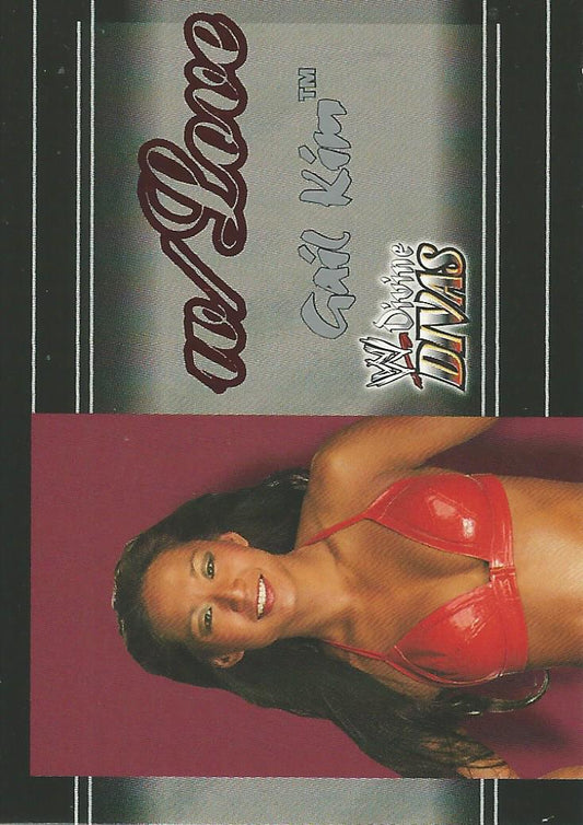WWE Fleer Divine Divas 2003 With Love Gail Kim #15 of 16