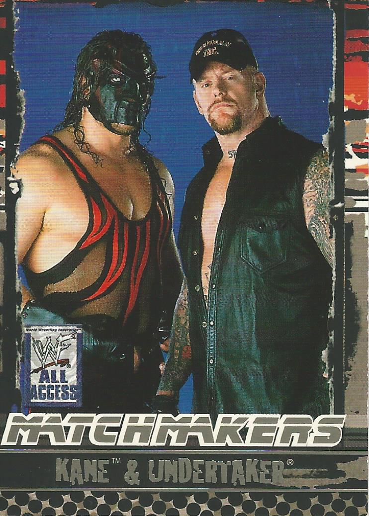 WWF Fleer All Access 2002 Undertaker and Kane MM 2 of 15 trading card PW Catalog