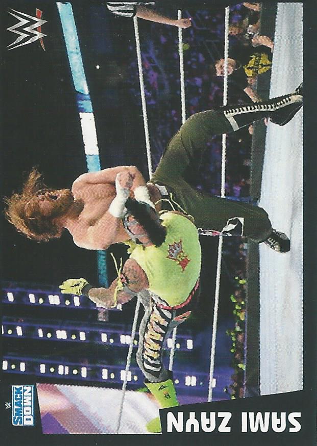 WWE Panini 2022 Sticker Collection Sami Zayn #112