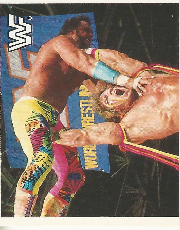WWF Merlin Sticker Collection 1990 Ultimate Warrior #112