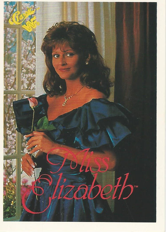 WWF Classic Trading Cards 1990 Miss Elizabeth No.112 trading card PW Catalog