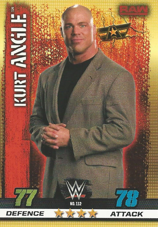 WWE Topps Slam Attax 10th Edition 2017 Kurt Angle #112