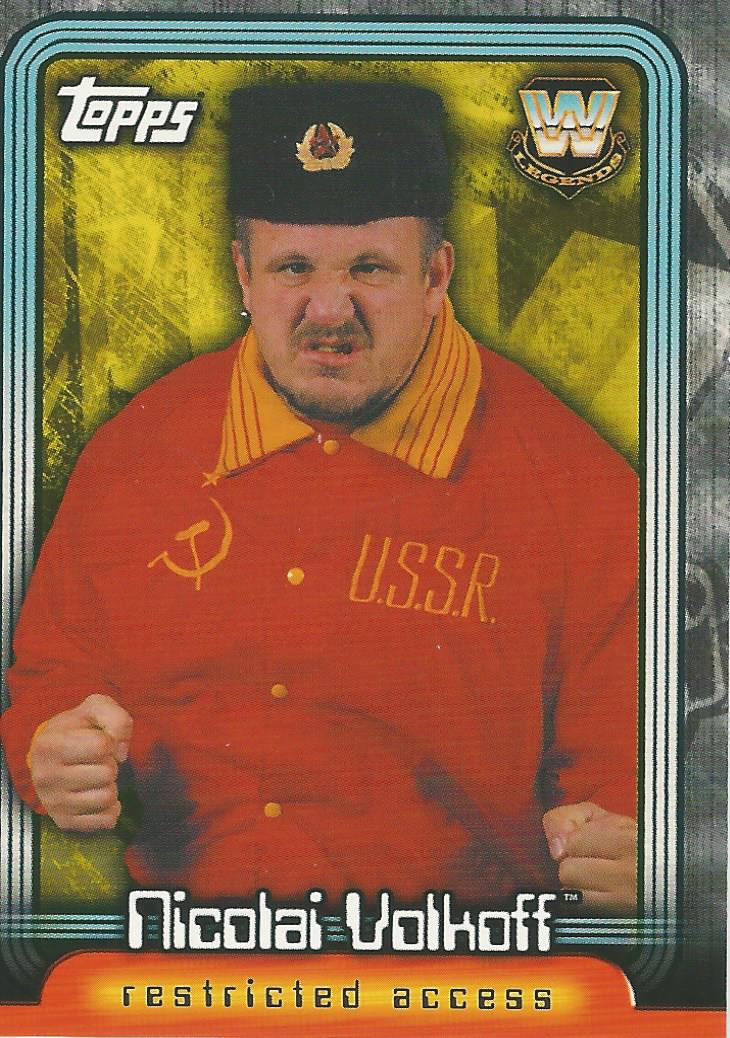 WWE Topps Insider 2006 Nicolai Volkoff L6 trading card PW Catalog