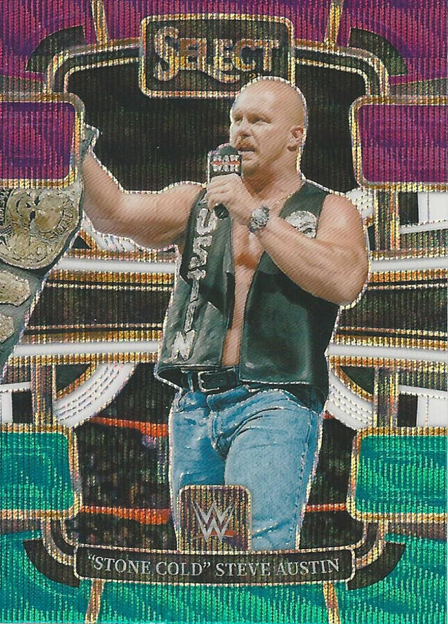 WWE Panini Select 2024 Tri Colour Stone Cold Steve Austin #45