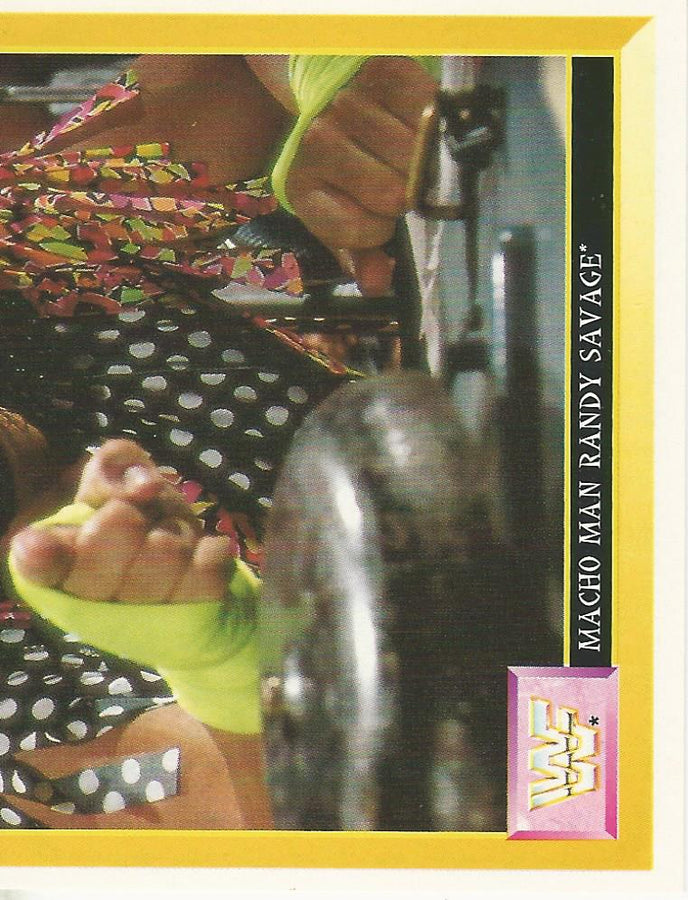 WWF Merlin Sticker 1994 Macho Man Randy Savage #112