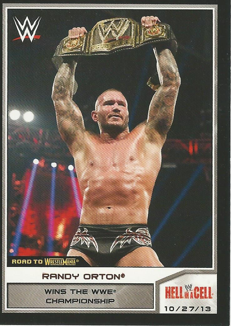 WWE Topps Road to Wrestlemania 2014 Randy Orton #52