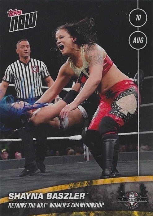 Shayna Baszler Retains the NXT Women’s Championship trading card PW Catalog